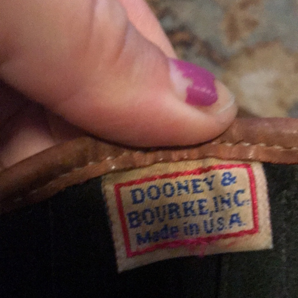 Vintage Mini Dooney & Bourke Leather Backpack - Picture 4 of 15